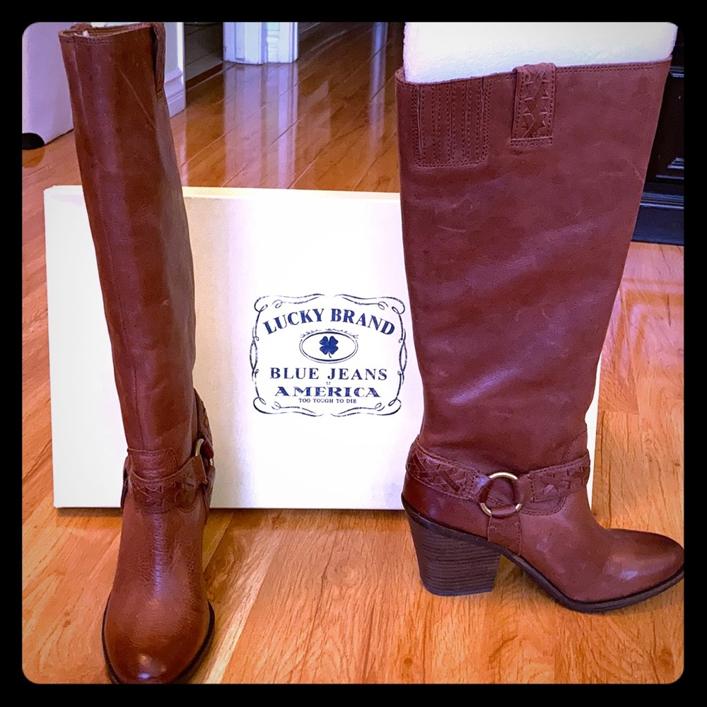 NEW! Lucky Brand Ethelda Heeled Boot